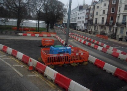 Redevelopment Work at Valley Gardens, Brighton (March 2019)