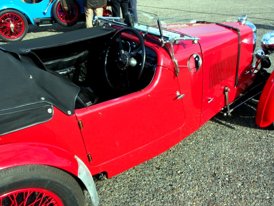 Red 1934 Aston-Martin MkII SslashC pic3