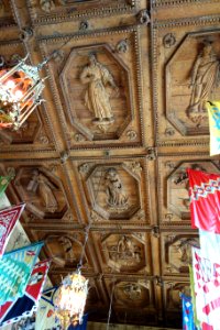 Refectory ceiling - Hearst Castle - DSC06256
