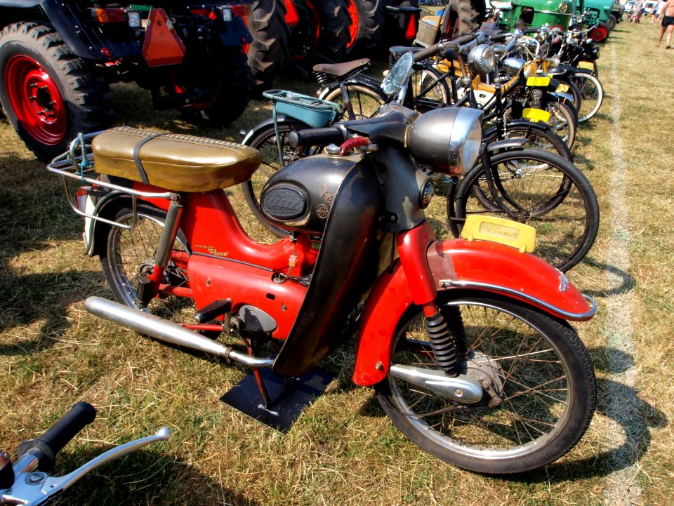 Red Kreidler Florett with black tank