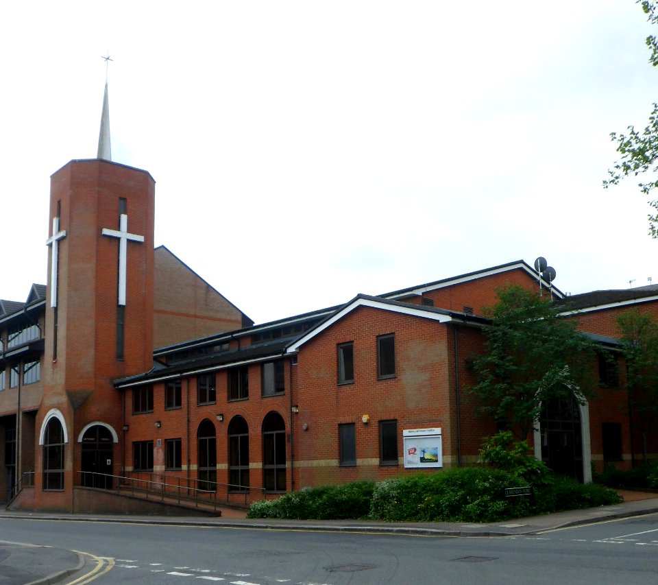 Redhill Methodist Church and Centre, Gloucester Road, Redhill (June 2013) (1)