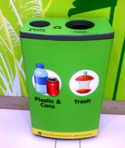 Recycling bin in Singapore photo