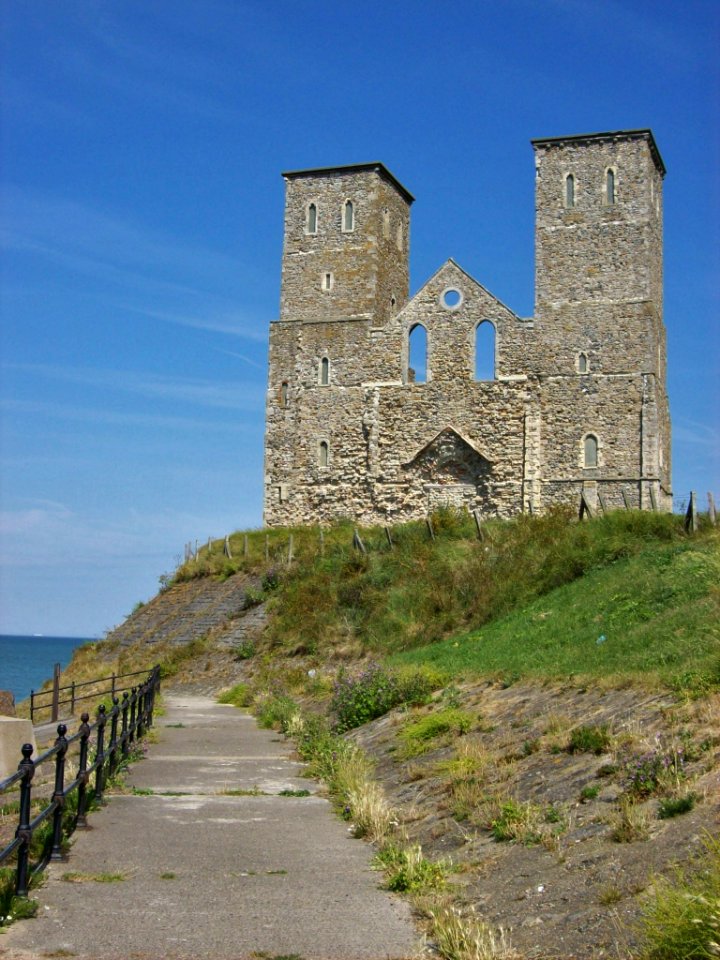 Reculver, towers from the West 2