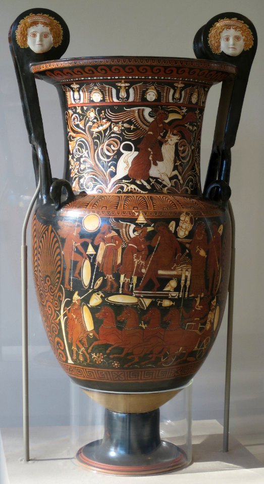 Red-figure volute krater, Baltimore Painter, California Palace of the Legion of Honor