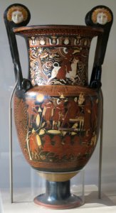 Red-figure volute krater, Baltimore Painter, California Palace of the Legion of Honor