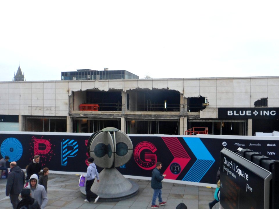 Redevelopment Work at Churchill Square, Brighton (December 2013) (1)