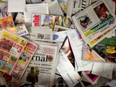 Recycling Newspapers photo