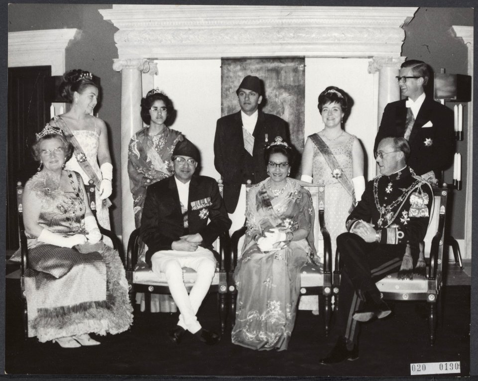 Reeks 020-0190 tm 020-0195 staatsbezoek koning en koningin uit Nepal aan Nederl, Bestanddeelnr 020-0190