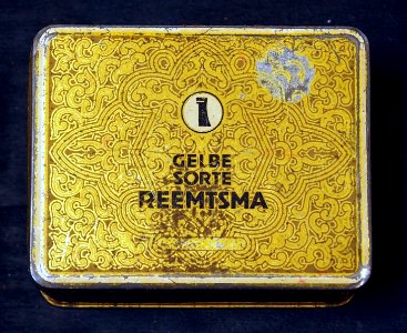 Reemtsma Gelbe sorte tobacco tin
