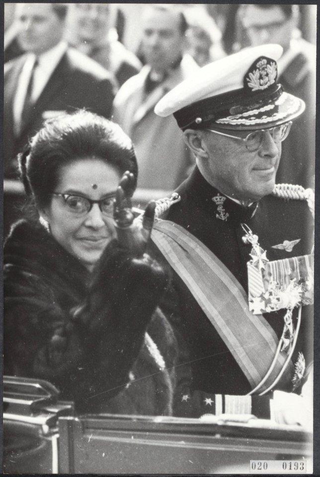 Reeks 020-0190 tm 020-0195 staatsbezoek koning en koningin uit Nepal aan Nederl, Bestanddeelnr 020-0193