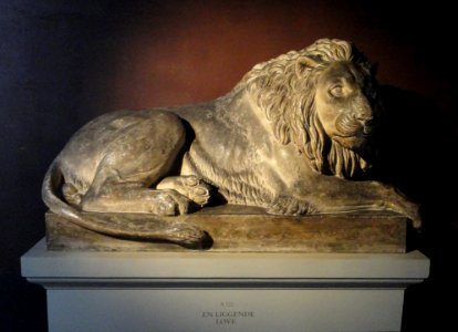 Recumbent Lion - Thorvaldsens Museum - DSC08647 photo