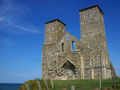 Reculver- towers from West 1