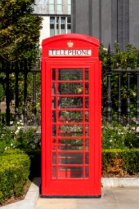 Red telephone box, St Paul's Cathedral, London, England, GB, IMG 5180 edit photo