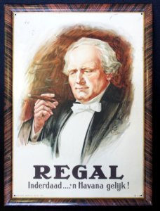 Regal sigarenreclame