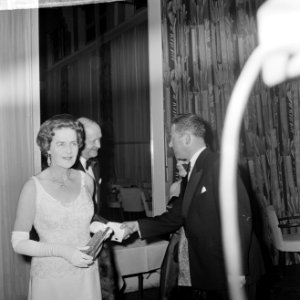 Regeringsdiner voor NATO conferentie in het Kurhaus te Scheveningen, Marijnen en, Bestanddeelnr 916-4314