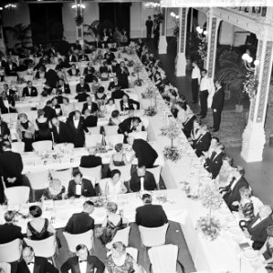 Regeringsdiner voor NATO conferentie in het Kurhaus te Scheveningen, overzicht d, Bestanddeelnr 916-4318