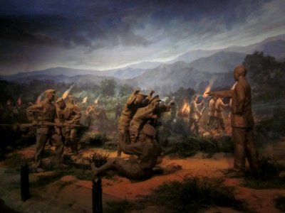 Re-enactment of the scene - Disarming Routed Troops at Houzishi, Site of Hunan First Normal University