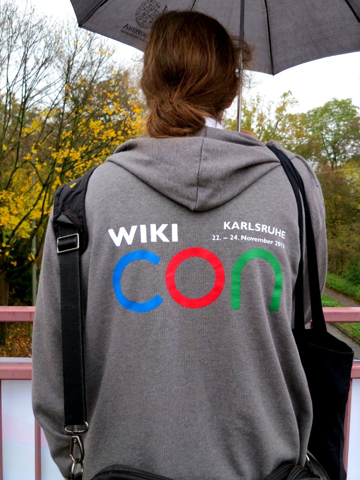 Regen während der WikiCon13