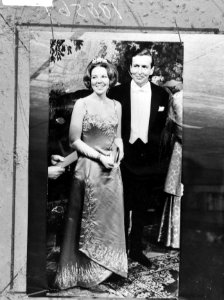 Regeringsdiner te Delft in Prinsenhof, prinses Beatrix Claus in een der prachtig, Bestanddeelnr 918-8564