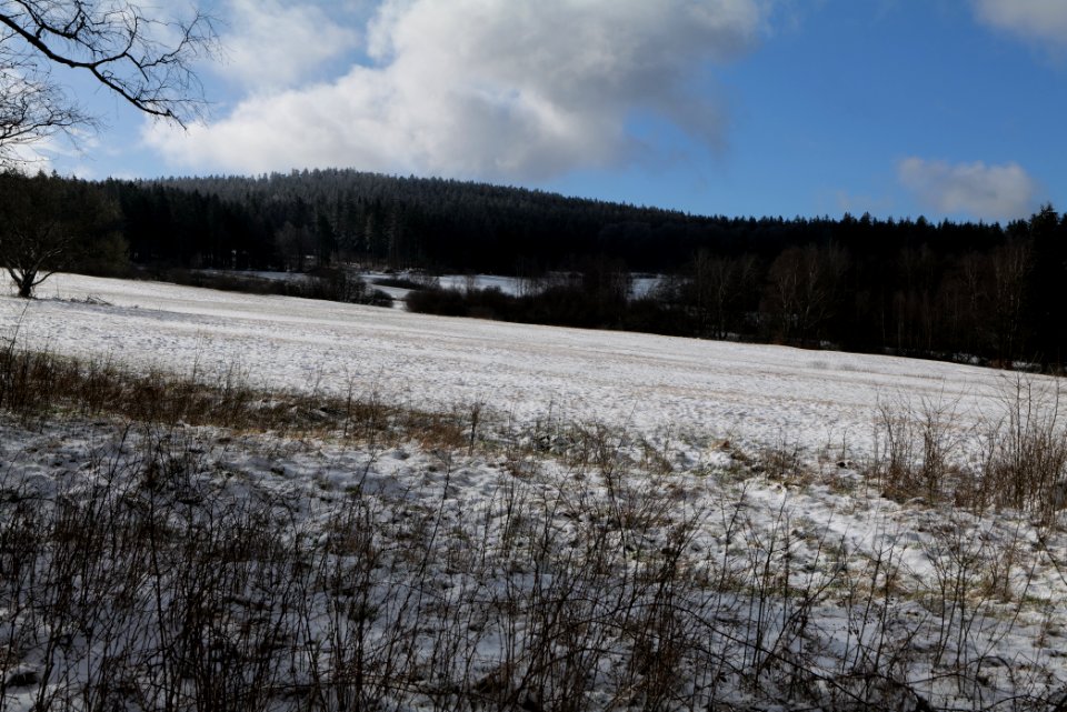 Reifenberger Wiesen with snow 2021-04-06 09