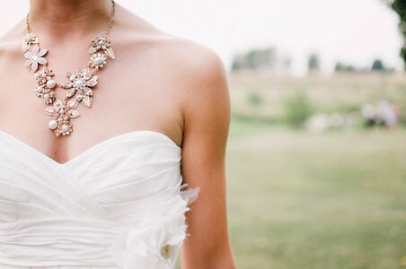 Wedding dress wedding day woman photo