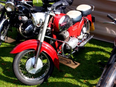 Red Sparta motorcycle