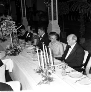 Regeringsdiner voor NATO conferentie in het Kurhaus te Scheveningen, minister Ma, Bestanddeelnr 916-4321