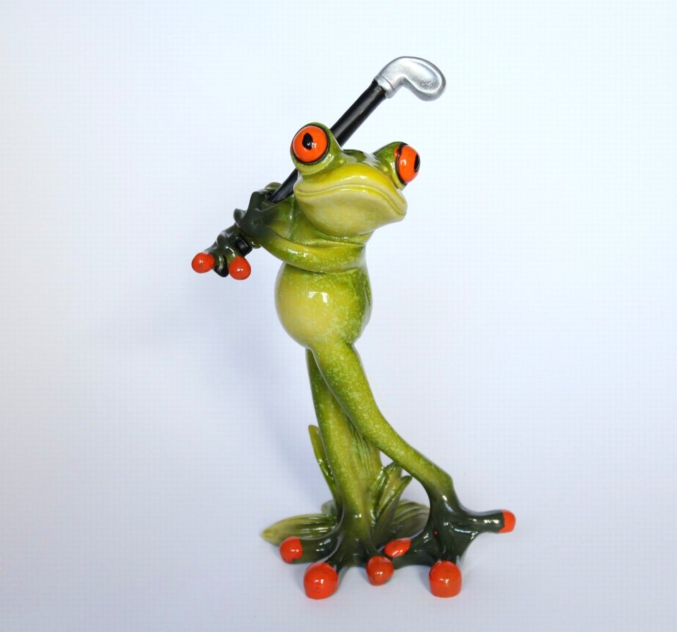 Green frog funny cute