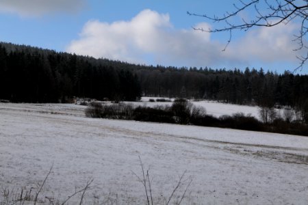 Reifenberger Wiesen with snow 2021-04-06 14
