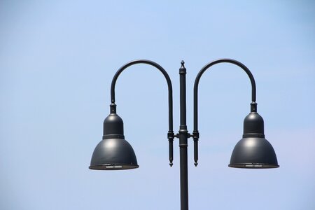 Hell grey street lamp