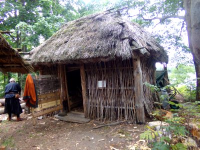 Reed hut on Läntinen pukinsaari