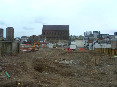 Redevelopment of the Open Market, Ditchling Road, Brighton (looking West) (May 2012) (1)
