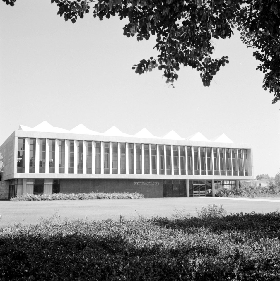 Rehovot Weizmann Institute gebouw waarin ondergebracht de bibliotheek van het , Bestanddeelnr 255-3905