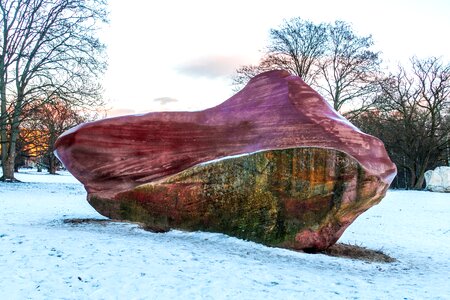 Rock stone garden granite photo