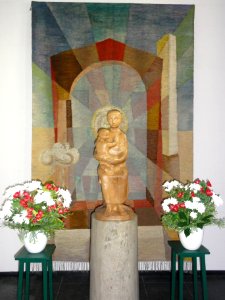 Reek (Landerd) Madonna met kind, in de kerk
