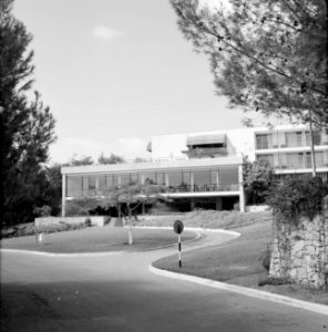Rehovot Weizmann Institute het restaurant op het terrein van het instituut, Bestanddeelnr 255-3883
