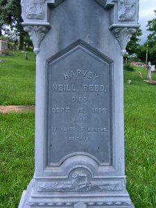 Reed Monument, Oak Spring Cemetery, 2015-06-27, 05