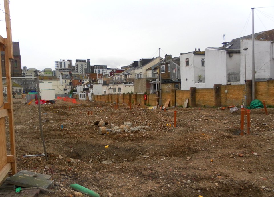 Redevelopment of the Open Market, Ditchling Road, Brighton (looking West) (May 2012) (2)