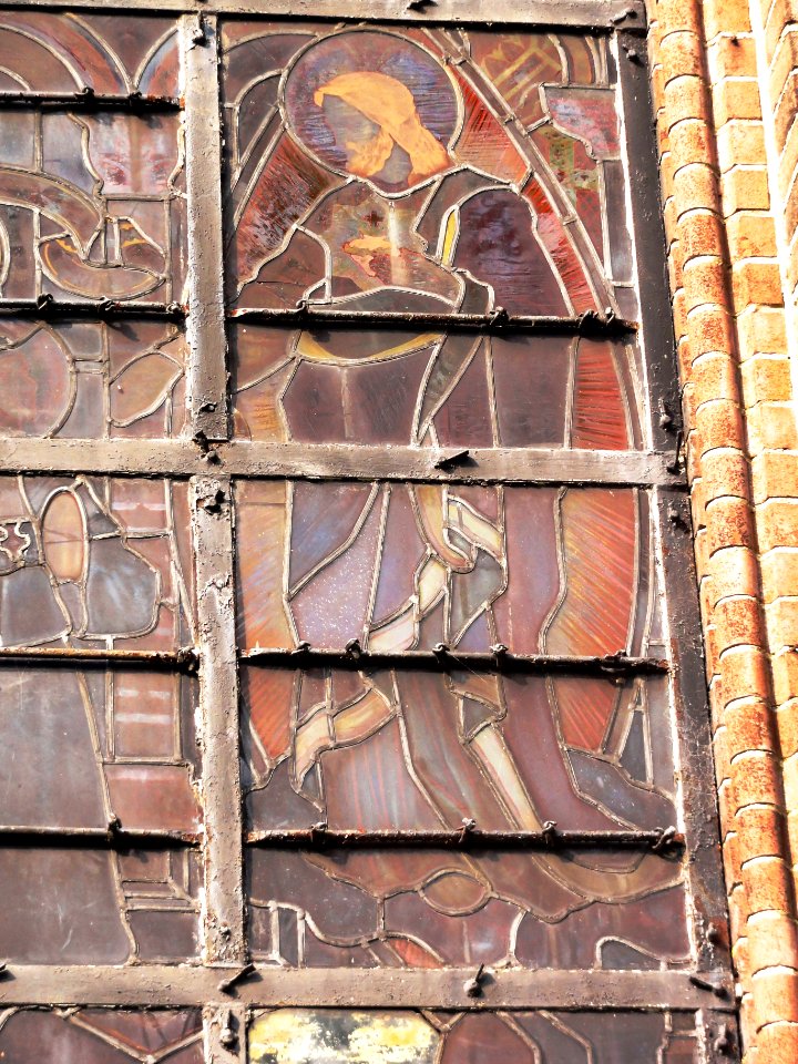 Reek (Landerd) Rijksmonument 519144 Klooster St. Elisabeth, glas-in-lood raam