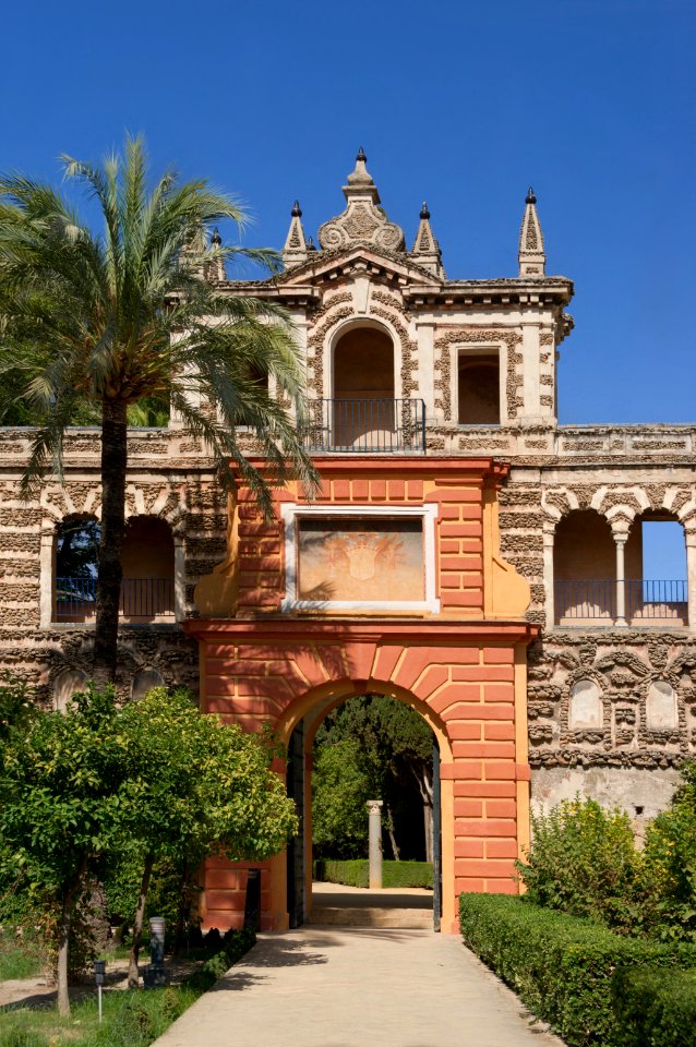 Puerta del Privilegio real alcazares Seville Spain