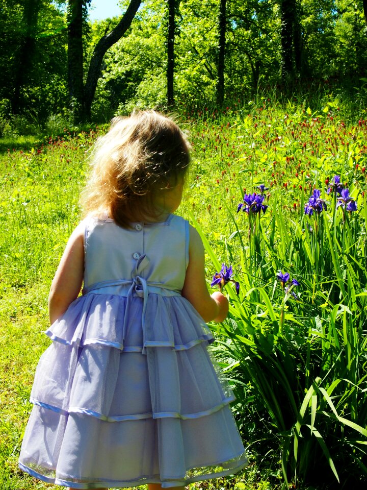 Childhood happy springtime