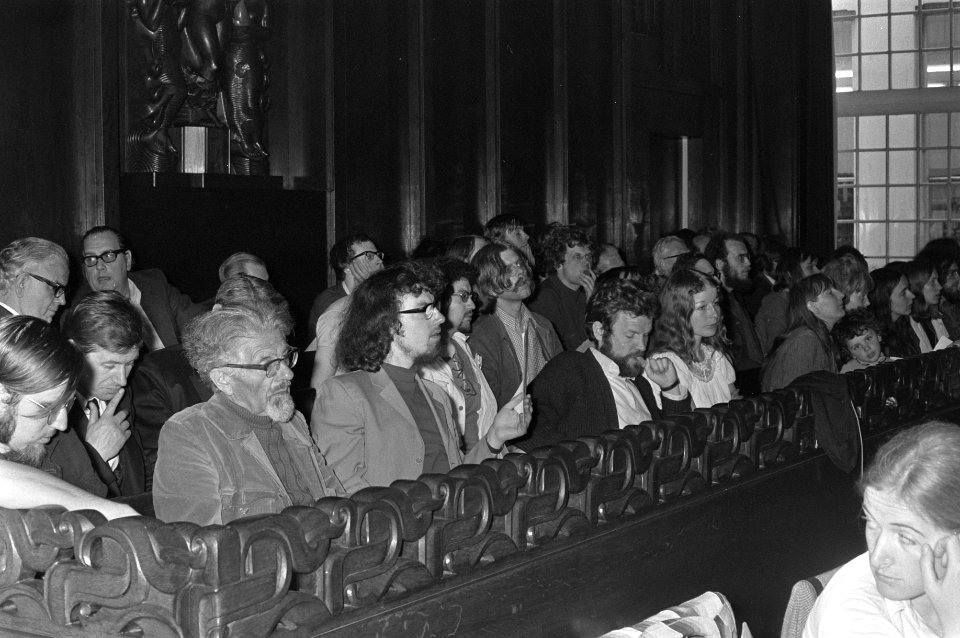 Publieke tribune tijdens de vergadering, Bestanddeelnr 925-6159
