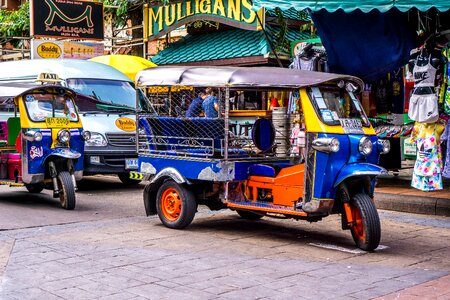 Taxi go tourist photo