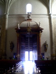 Puerta de la Colegiata de Santa Maria de los Sagrados Corporales P6130039