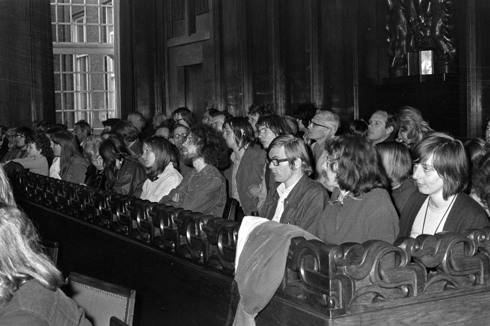 Publieke tribune tijdens de vergadering, Bestanddeelnr 925-6160