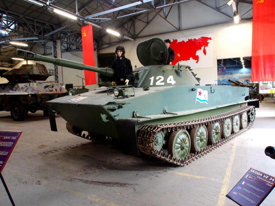 PT-76 in the Musée des Blindés, France, pic-2