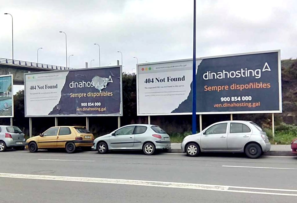 Publicidade Dinahosting Agrela-Bens A Coruña