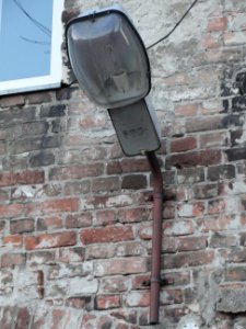 Przyokopowa 10-12 Warszawa 2016 lampa podwórkowa