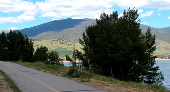 Ptarmigan Peak (Colorado), viewed from Dillon Reservoir