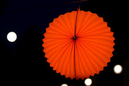 Balloon night lampion orange